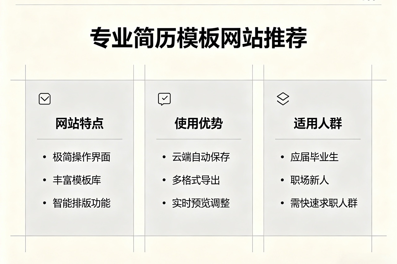 简历模板哪个网站专业？推荐这6个在线简历制作工具